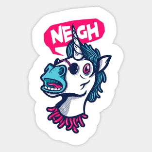 Unicorn Neigh Sticker